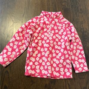 i play. Pink and White Fleece Pullover